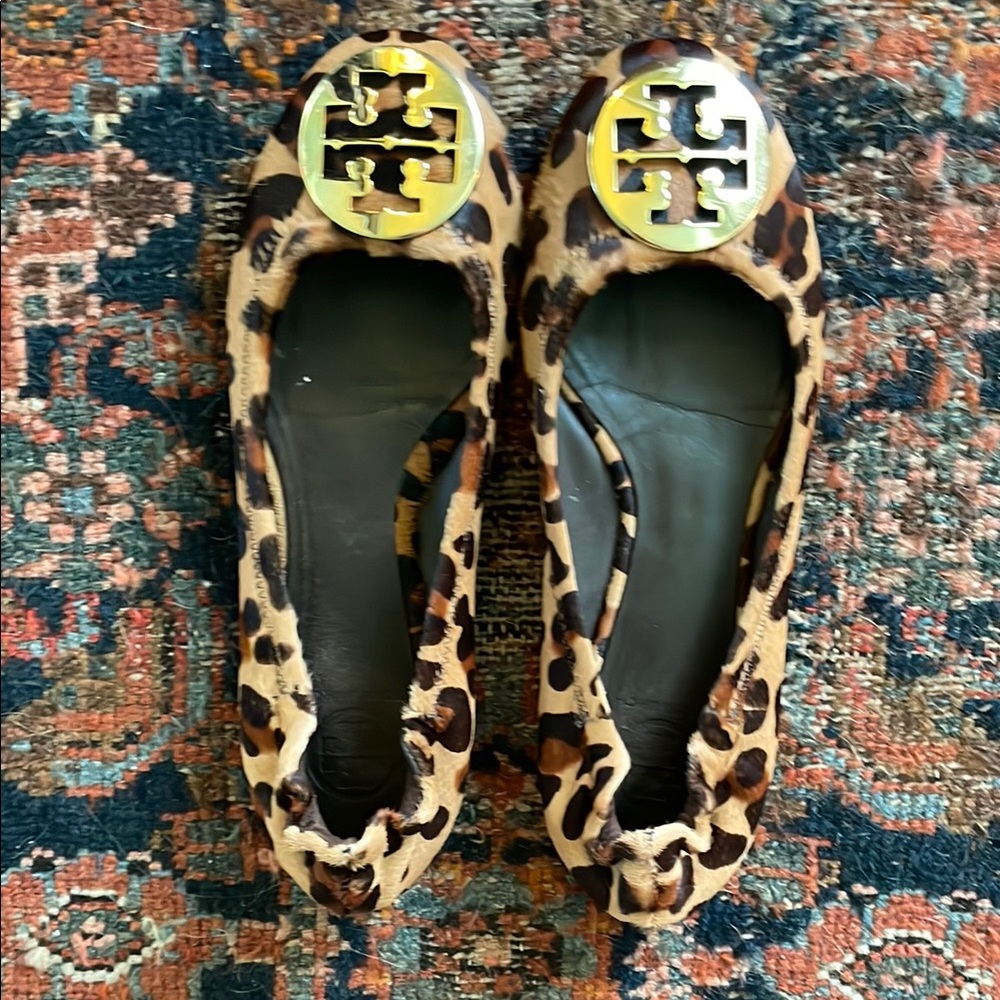Tory Burch Flats- Leopard Print 8 1/2